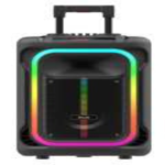 BTS-1786 Portable Bluetooth Speaker with Wireless Mics & Remote – Karaoke & Party Ready - Image 3