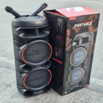 KTS-2058 Portable Bluetooth Speaker – Dual 8" Speakers | 30W Output, RGB LED