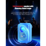 KTS-2111 2400mAh Outdoor Portable RGB 8-inch Wireless BT Speaker - Image 5