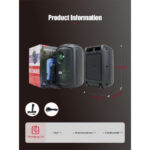 KTS-2111 2400mAh Outdoor Portable RGB 8-inch Wireless BT Speaker - Image 4