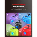KTS-2111 2400mAh Outdoor Portable RGB 8-inch Wireless BT Speaker - Image 3
