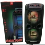 KTS 1745 Speaker Dual 8*8 Portable speaker wire Bluetooth Speaker with Mike - Image 5