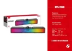 KTS-1968 Bluetooth, AUX, USB, SD Card & FM Radio Supported Stylish RGB Lighting Effects Smart Wireless Speaker Soundbar Mini Theater Support Android TV - Image 2